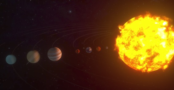 solen och planeter